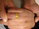 周六福六字真言足金999黃金戒指男女計價(jià)AB010050活口17號 約5.98g 禮物 曬單實(shí)拍圖