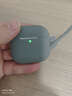 ESCASE適用airpods四代保護套airpods4保護套蘋(píng)果無(wú)線(xiàn)藍牙耳機防摔防塵硅膠男女防污耐磨灰色+掛繩 曬單實(shí)拍圖