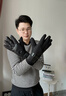 俞兆林皮手套男冬加絨加厚保暖防寒騎行電動(dòng)車(chē)摩托車(chē)防滑防風(fēng)手套 黑色 曬單實(shí)拍圖