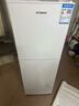 HYUNDAI（韓國現代）小冰箱迷你小型家用冷藏冷凍宿舍出租房辦公室雙開(kāi)門(mén)二門(mén)電冰箱節能省電 118L白【行業(yè)熱賣(mài)+店鋪熱賣(mài)】 曬單實(shí)拍圖