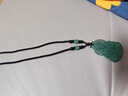 與翎YULN東陵玉手工編織脖子吊墜掛繩項鏈繩掛脖配繩掛件繩子玉石玉器貔貅 GS213黑色 曬單實(shí)拍圖