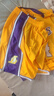 挽力奇湖人隊籃球服套裝男童女孩兒童球衣成人紀念版24號運動(dòng)背心短褲子 【V領(lǐng)】黃色科B-24號 M【150-155cm70-90斤】 曬單實(shí)拍圖