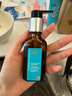 摩洛哥油（Moroccanoil）經(jīng)典護發(fā)精油50ml高端修護干枯養發(fā)受損毛躁保濕亮澤順滑頭發(fā)小瓶 黑蓋護發(fā)精油50ml 經(jīng)典版(適合所有發(fā)質(zhì)) 曬單實(shí)拍圖