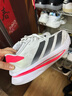 adidas 二代閃充跑鞋 ADIZERO SL2 M WIDE競訓體測跑鞋女阿迪達斯   灰白/黑色/亮紅   38 曬單實(shí)拍圖