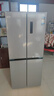 美的冰箱雙開(kāi)門(mén)四開(kāi)門(mén)一級能效雙變頻十字對開(kāi)門(mén)家用冰箱雙循環(huán)風(fēng)冷國家補貼美的出品華凌冰箱 十字426|超薄可嵌入|鈦鋼灰 曬單實(shí)拍圖