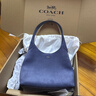蔻馳（COACH）【禮物】新款女士BROOKLYN 28號單肩包斜挎包流浪大容量女包 B4/淺丹寧色 曬單實(shí)拍圖