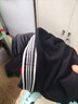 阿迪發(fā)品牌運動(dòng)套裝男2025春秋季情侶潮牌衛衣外套跑步休閑時(shí)尚女運動(dòng)服 黑白套裝加絨加厚 3XL【160-180斤】 曬單實(shí)拍圖