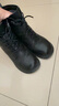 康奈馬丁靴女英倫戶(hù)外牛皮短靴百搭時(shí)尚工裝靴休閑真皮單靴 黑色 38 曬單實(shí)拍圖