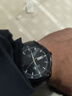 冠琴（GUANQIN）手表男士全自動(dòng)機械表瑞士品質(zhì)品牌男表雙日歷商務(wù)防水夜光腕表 大師版-鋼帶全黑-終生保 42mm 曬單實(shí)拍圖