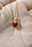 AJIDOU阿吉豆項鏈小眾爆款雙面愛(ài)心吊墜細鏈輕奢高級感職場(chǎng)百搭禮物 曬單實(shí)拍圖