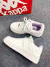 卡帕（Kappa）女鞋厚底板鞋女2026年新款百搭軟底小白鞋女增高休閑運動(dòng)鞋子女 經(jīng)典白/洋蘭紫 38 曬單實(shí)拍圖