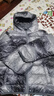 ASK JUNIOR90絨男童羽絨服冬裝輕厚保暖連帽兒童羽絨服外套 灰色  140  曬單實(shí)拍圖