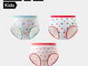 蕉內501C兒童內褲男女童大童7A抗菌青少年發(fā)育期平角三角寶寶內衣3件 曬單實(shí)拍圖