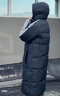 adidas李現同款 三條紋羽絨服 防風(fēng)保暖鴨絨長(cháng)款連帽男裝阿迪達斯   黑色   XL 曬單實(shí)拍圖