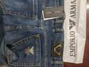 EMPORIO ARMANI EA7阿瑪尼輕奢刺繡牛仔褲男春夏薄款修身小腳純棉彈 9318款 33 曬單實(shí)拍圖