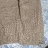 恒源祥100純色羊毛絨羊毛衫女士半高領(lǐng)秋冬寬松保暖針織短毛衣加厚內搭 駝 XL 【建議120-130斤】 曬單實(shí)拍圖