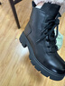強人冬季女靴羊毛保暖戶(hù)外棉靴頭層牛皮時(shí)尚馬丁靴 JDS307C 黑色 37 曬單實(shí)拍圖