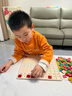 艾杰普（JEPPE）對數板百數板幼兒數字益智啟蒙1-100運算蒙氏教具兒童3-6新年禮物 曬單實(shí)拍圖