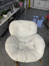 搖搖椅躺椅成人可睡覺(jué)單人懶人沙發(fā)2025新款輕奢陽(yáng)臺家用休閑椅子 咖拼白色+腳踏（親膚嬰兒絨） 曬單實(shí)拍圖