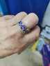 QMXD戒指女士燒藍琺瑯招財轉運錦鯉蓮花復古風(fēng)國潮漢服飾品小眾潮開(kāi)口 戒指+精美禮盒 曬單實(shí)拍圖