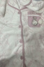 果殼（Gukoo）睡衣女冬季甜美可愛(ài)兔子滿(mǎn)印保暖翻領(lǐng)女士家居服套裝 粉白 XL 曬單實(shí)拍圖