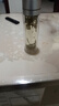 一鍵開(kāi)蓋雙層玻璃杯泡茶水杯子男女辦公車(chē)載便攜茶水分離杯防爆 銀色400ml 曬單實(shí)拍圖