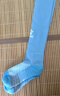 卡爾美（KELME）長(cháng)筒足球襪防滑紗厚底高筒專(zhuān)業(yè)足球比賽訓練精英運動(dòng)襪 天藍 M 曬單實(shí)拍圖