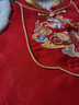 長(cháng)命富貴（Changmingfugui）兒童套裝嬰兒冬季拜年服男周歲禮服唐裝女寶寶外出新中式加厚套裝 福?綿延 90 曬單實(shí)拍圖