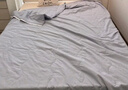 佳麗斯空調被純棉夏涼被可水洗防螨抑菌夏季薄被子60支全棉大豆夏被 60支全棉大豆夏被_蔚藍 200*225cm(雙人夏被/重約3斤) 曬單實(shí)拍圖