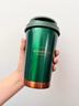 星巴克（Starbucks）杯子保溫杯墨綠色金邊款高顏值不銹鋼咖啡杯男女士送禮禮物 曬單實(shí)拍圖