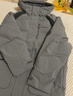 阿迪達斯25年冬款灰色派克羽絨服  商務(wù)通勤600蓬男士休閑羽絨連帽夾克 曬單實(shí)拍圖