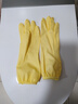 加厚丁腈乳膠皮手套廚房洗碗加長(cháng)防水耐用乳膠束口家務(wù)清潔女夏季 3雙-黃+綠+粉/加厚耐用 送掛鉤 中號 曬單實(shí)拍圖