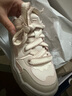 斐樂(lè )（FILA）斑斕鞋ROSETTA女鞋板鞋新款面包厚底鞋復古休閑鞋 奶白/淺粉-GP 35.5 曬單實(shí)拍圖