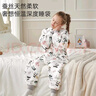 月船兒 MOON BOAT嬰兒童睡袋春秋冬季中大童蠶絲恒溫分腿寶寶小學(xué)生防踢被四季通用 厚夾棉×蠶絲-熊貓派對（建議室溫0-10℃） XL碼-衣長(cháng)135cm【適合130-155cm】 曬單實(shí)拍圖
