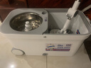 索邦旋轉拖把34cm2頭家用一拖凈免手洗一鍵換布拖地神器拖把帶桶一套 曬單實(shí)拍圖