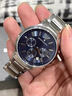 時(shí)尚系列手表男士簡(jiǎn)約防水石英男表Armani搭潮流專(zhuān)用皮帶 AR2448鋼帶藍盤(pán) 43mm 43mm 曬單實(shí)拍圖