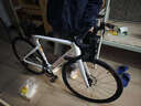 MISSILE米賽爾全碳纖維公路自行車(chē)超輕藍圖12速純油壓碟剎男女競賽破風(fēng)車(chē) 白色 520mm(適合身高175-195cm) 曬單實(shí)拍圖