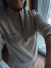 BAO JEESPORT戶(hù)外春夏晨跑步速干上衣女運動(dòng)徒步修身彈力透氣登山長(cháng)袖T恤吸汗 灰色 L 曬單實(shí)拍圖