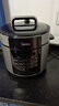 美的（Midea）電壓力鍋電高壓鍋高壓電飯鍋微壓電飯煲6升0涂層304不銹鋼不粘家用加深雙內膽3-12人煲湯燉肉煮飯 0涂層不銹鋼 6L 曬單實(shí)拍圖