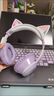 小米鍋巴全模式貓耳朵無(wú)線(xiàn)藍牙耳機頭戴式重低音網(wǎng)紅款漸變耳麥多功能按鍵隨意操控音樂(lè )高續航耳機藍牙 貓耳朵漸變粉色 曬單實(shí)拍圖