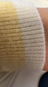 茵曼撞色雙層領(lǐng)毛衣2025秋季女新款氣質(zhì)百搭長(cháng)袖針織衫 鵝黃色 S 曬單實(shí)拍圖