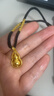 金至尊（3DG Jewellery）時(shí)來(lái)運轉黃金吊墜足金999古法葫蘆掛墜不含項鏈新年禮物計價(jià) 中板-金重6.20克-PF21001424 曬單實(shí)拍圖