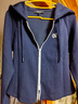 ONLY2025秋季新款活力撞色雙向拉鏈連帽長(cháng)袖運動(dòng)衛衣女|12549R014 E39海軍藍色 L 曬單實(shí)拍圖