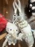 魯工匠灰色毛衣圣誕節禮物hellokitty貓包包掛件書(shū)包小飾品公仔毛絨玩偶 灰色毛衣hello kt圣誕禮物掛件 曬單實(shí)拍圖
