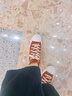 匡威（Converse）官方 1970S女純色潮流高幫帆布鞋圣誕紅色A03931C A03931C 36.5 曬單實(shí)拍圖