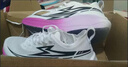燃動(dòng)力輕燃一代專(zhuān)業(yè)減震跑步鞋碳板透氣網(wǎng)面運動(dòng)鞋初高中生青少年男女款 白紫【送背袋+品牌運動(dòng)襪】 42 (260mm) 【尺碼偏小，拍大一碼】 曬單實(shí)拍圖