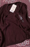 優(yōu)衣庫女裝精紡美利奴羊毛羅紋圓領(lǐng)針織短開(kāi)衫/25秋冬新款478336 18 暗紅色 L /160/88A 曬單實(shí)拍圖