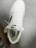安踏（ANTA）元年2|板鞋男女同款運動(dòng)休閑軟底增高復古潮流運動(dòng)鞋小白鞋板鞋 【男款】象牙白/深藍黑-7 42 （男8.5碼） 曬單實(shí)拍圖