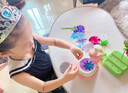 貝初眾兒童玩具3-6歲創(chuàng  )意花藝機花朵壓花器女孩子手工diy套裝制作材料包 發(fā)光花藝機【36朵花】(DIY手工花束套裝 兒童5-9歲高檔實(shí)用 圣誕節禮物 曬單實(shí)拍圖