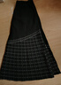 啄木鳥(niǎo)（TUCANO）針織格子半身裙女秋冬新款高腰中長(cháng)款a字裙加厚顯瘦大擺裙長(cháng)裙 斜格灰色格子 XL 120-130斤 曬單實(shí)拍圖